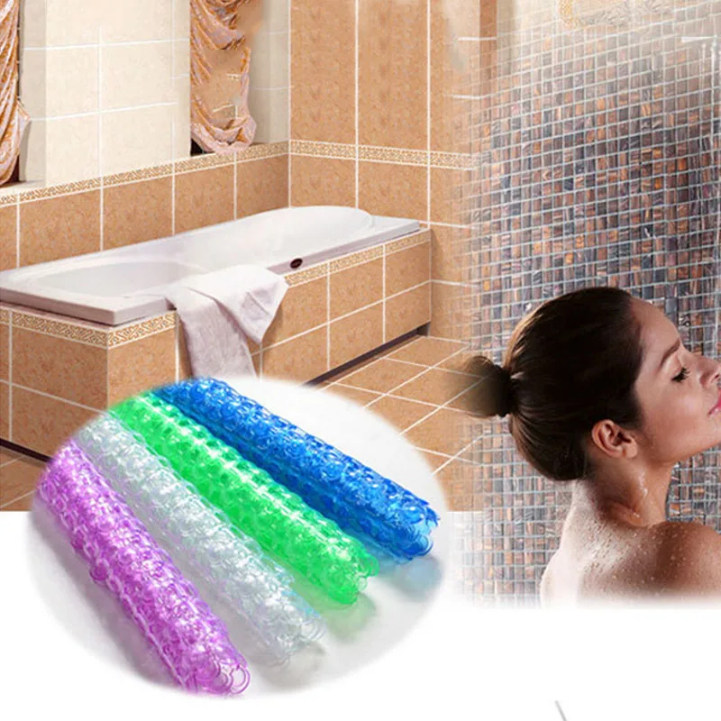PVC Silná protišmyková Kúpeľni Vaňa Poschodie Sprcha Vaňa Mat Masážne Podložky prísavky Foot Masáž E2S