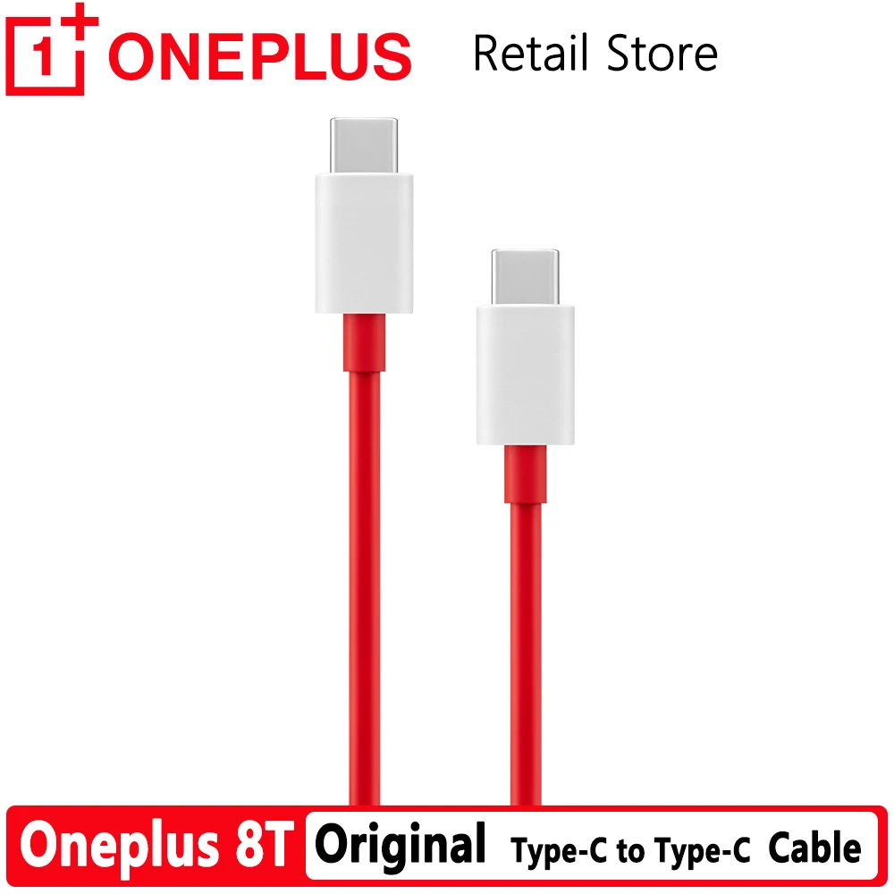 Pôvodné Oneplus 8T Kábel Deformácii Poplatok 65 Typ-C na Typ-C 10V 6.5 Nabíjací Kábel Pre Plus Jeden 8T OP 8 T 8Pro CHOP PPS maximálne 45 w