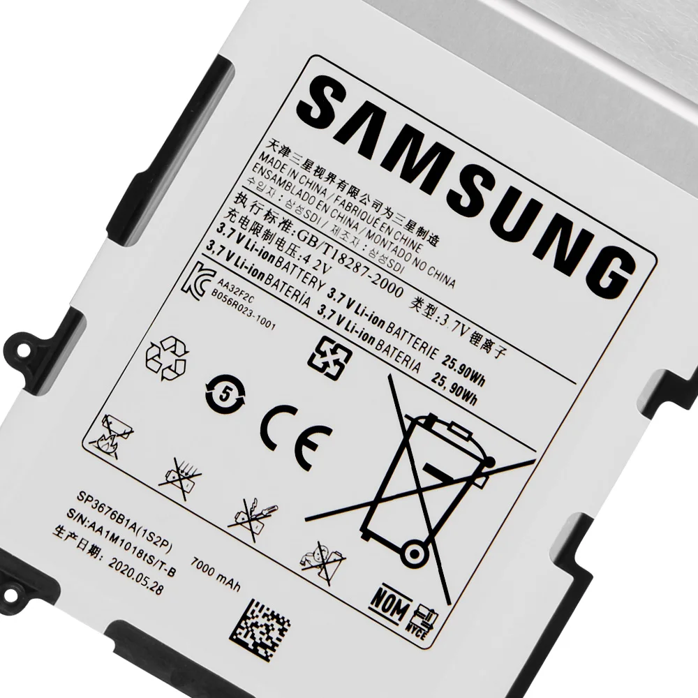 Pôvodné Tablet Samsung Batéria Pre Galaxy Tab 10.1 S2 10.1 N8020 GTN8013 P7500 P7510 P5110 P5100 N8000 N8010 P5113 SP3676B1A