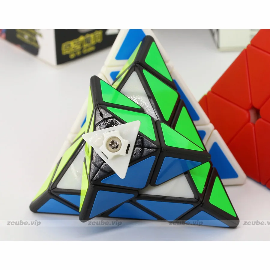 QiYi Magic cube puzzle XMD magické kocky, Pyramídy 3x3 Pyramorphix 3x3x3 stickerless a nálepky profesionálne rýchlosť kocka twist hračka