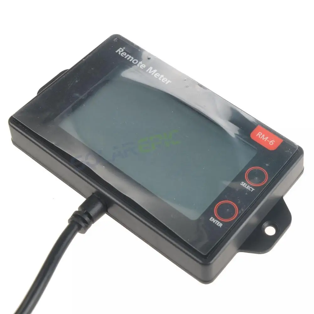 Remotemeter RM-6 LCD Displej Pre Real-time Monitoring Dát v Reálnom čase a Prevádzkový Stav Regulátora Pomocou Pre Naše Položky