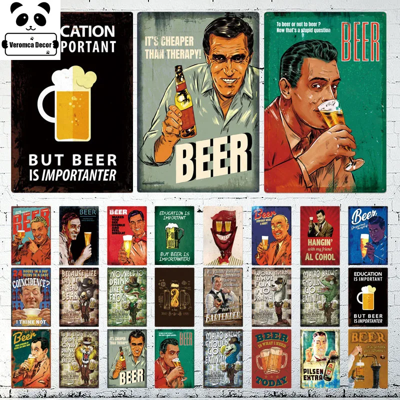 Retro Pub Bar Dekorácie Nápoje Pivo Tin Značky Kovové Doska Pivo Maľovanie Plagátu Pub Casino Domov Vintage Stenu Decor