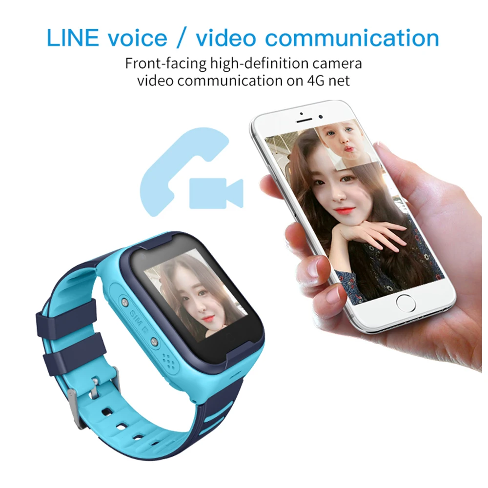 Roztomilé Deti Smart Hodinky 4g GPS WIFI určenie polohy Dotykový Displej dieťa Smartwatch LBS video volanie SOS vodotesný IP67 Antil-stratil dar