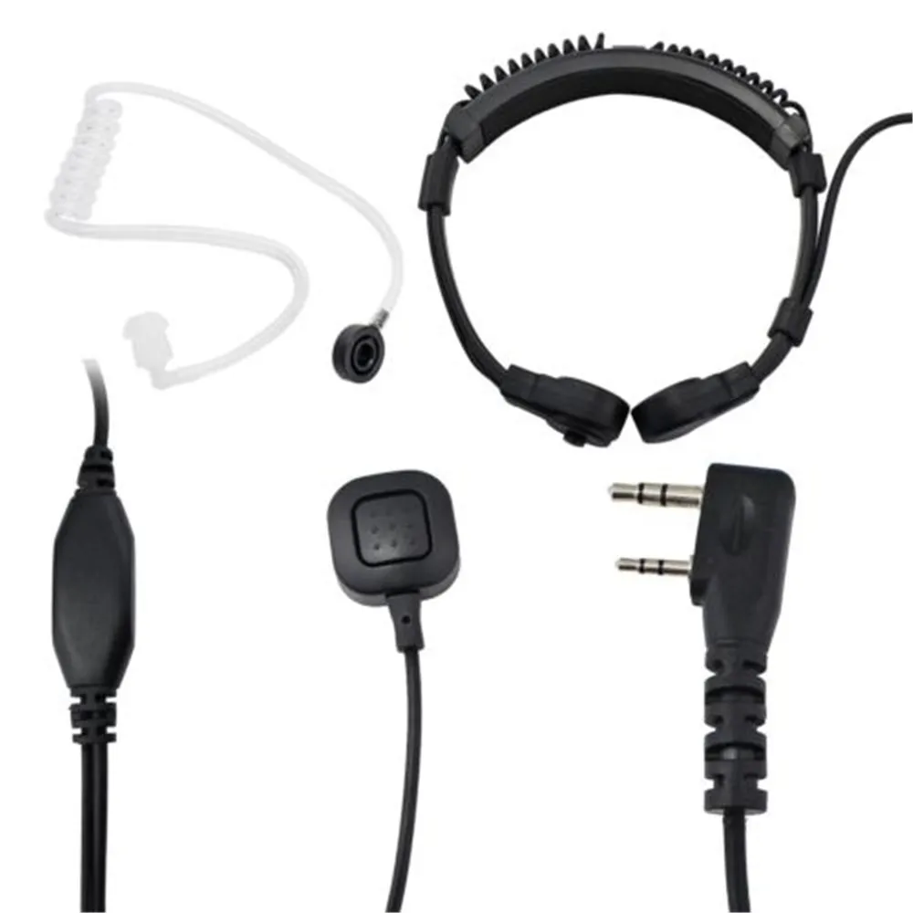 Rozšíriteľný PTT Hrdla Mikrofón Mic Slúchadlo Headset pre Baofeng Rádio CB vysielačku UV-5R 8W UV-5RE UV-B5 GT-3