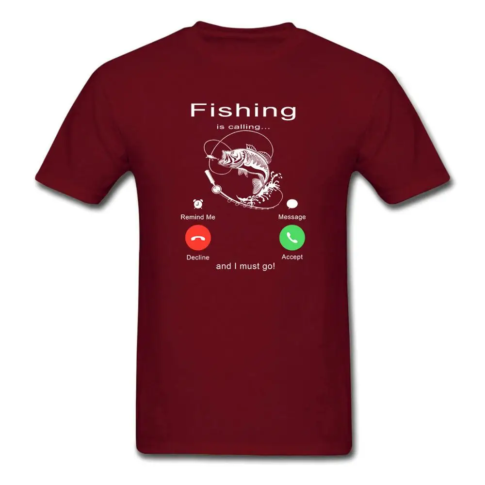 Rybolov Volá a už musím Ísť, Obrazovka Telefónu Vtipné Tričko rybárske Pohode tee USA veľkosť