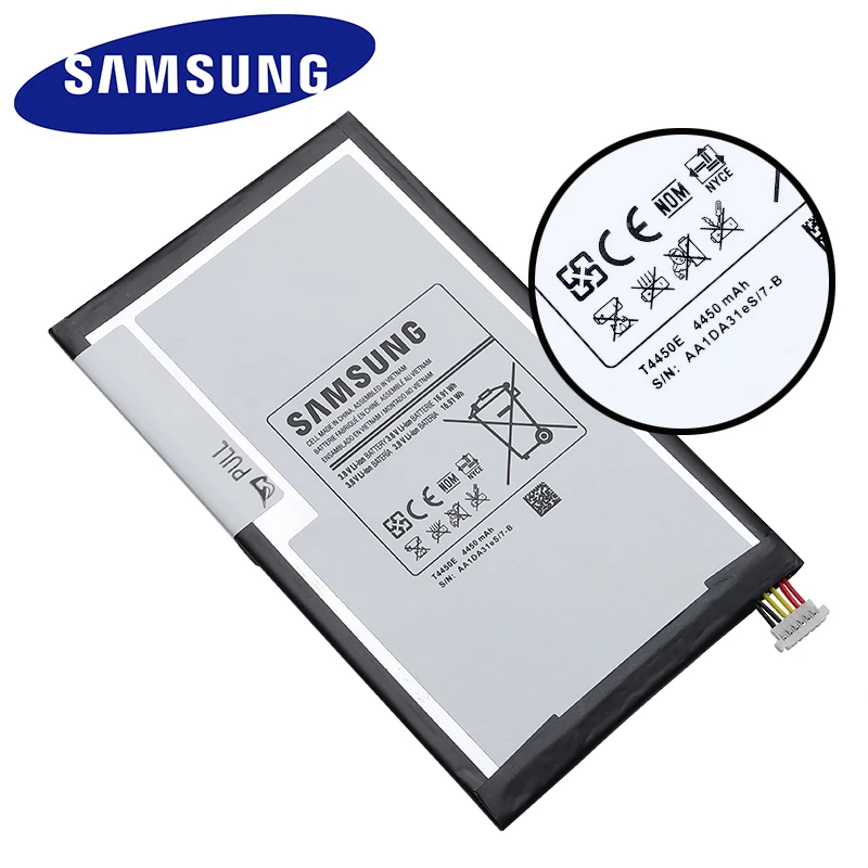 SAMSUNG Tablet Batérie T4450E Pre Samsung Galaxy Tab 3 Náhradné Batérie 8.0 T310 T311 T315 4450mAh