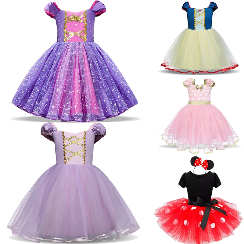 Sequined Kostým Princezná 1-5 Rokov Detská Narodeninová Párty Šaty pre Dievčatá Mini Myš Cartoon Deti Šaty Dievčatá Oblečenie