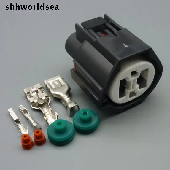 Shhworldsea 5/30/100sets 1,5 mm 9,5 mm vodotesné Kyslíkový senzor plug 4 polohy auto bývania konektor 7283-8497-90