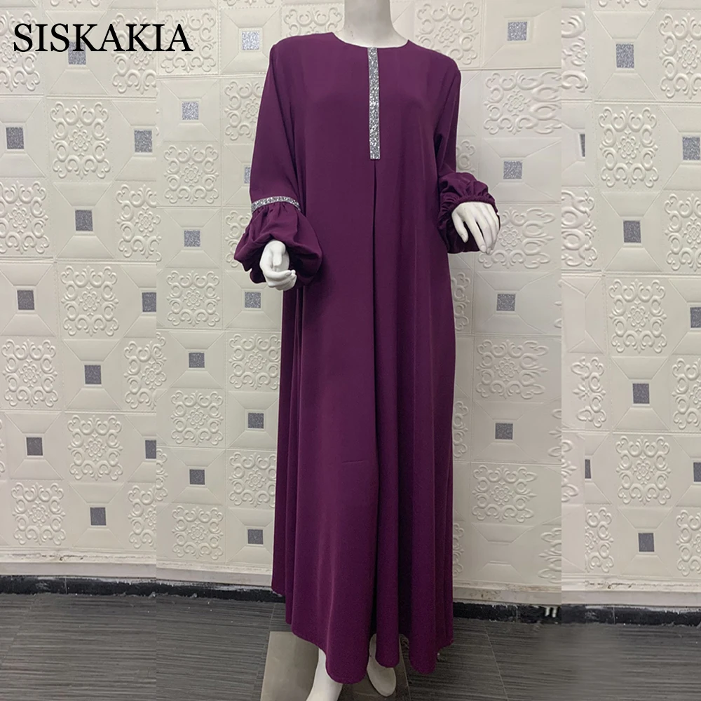 Siskakia Diamond Páse s nástrojmi Hidžáb Oblečenie pre Ženy na Blízkom Východe Malajský Juhovýchodnej Ázii Dubaj turecký arabská Islamská Ramadánu Oblečenie Nové
