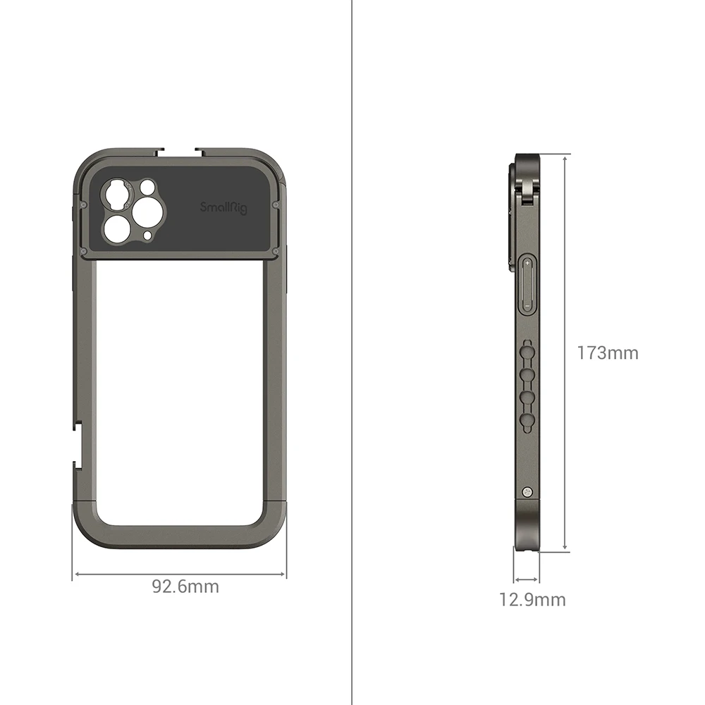 SmallRig Pro Mobile Klietka Pre iPhone 11 Pro Max Ochranné Vrecko So Studenou Obuvi, Držiakov Vlog Streľba kit - 2778