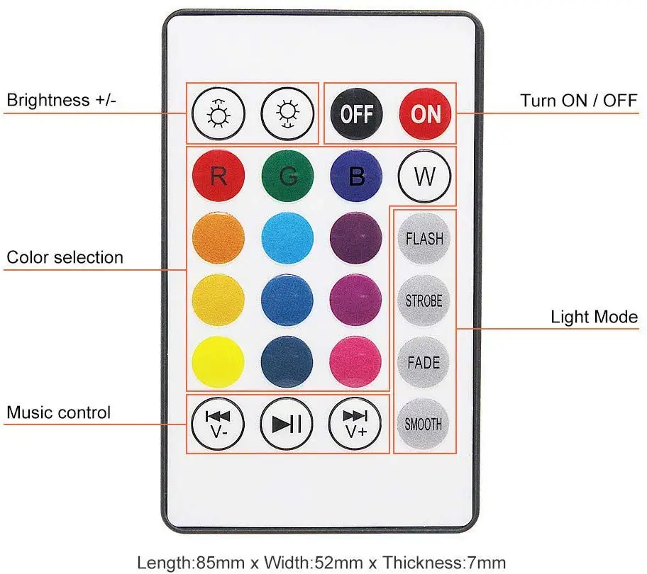 Smart E27 RGB Bluetooth Reproduktor LED Žiarovka Svetla 12W Prehrávania Hudby Stmievateľné Bezdrôtové Led Lampa s 24 Kľúče, Diaľkové Ovládanie, E26 B22