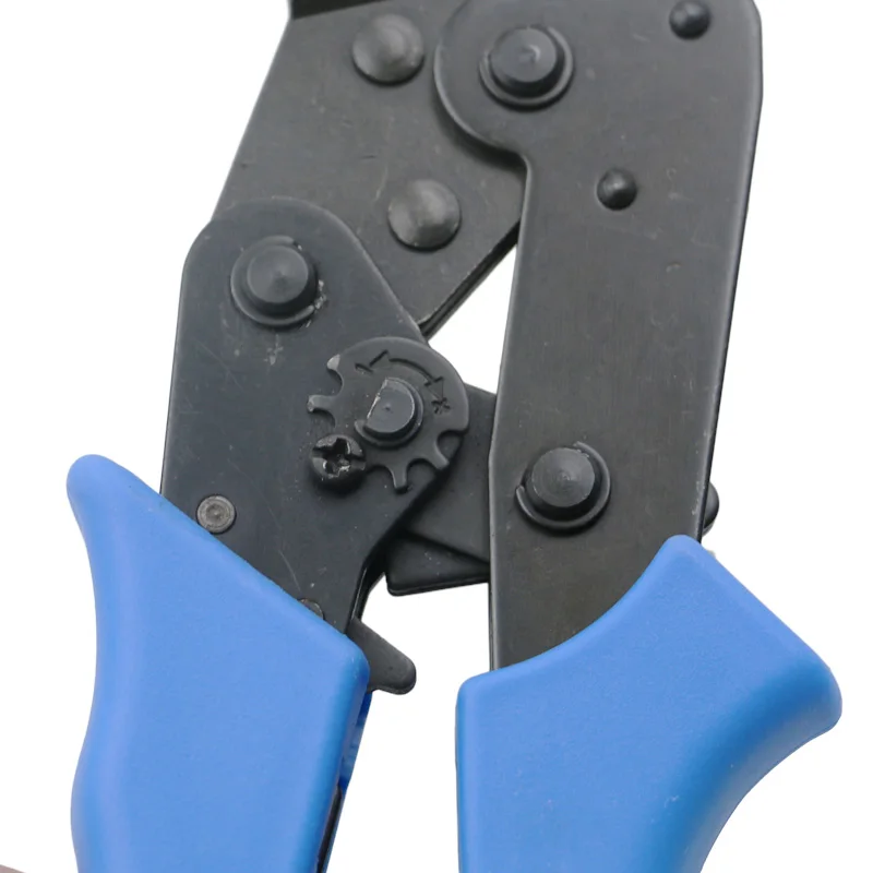 SN-48B qstexpress Mini Europ Štýl kliešte kliešte nástroj plier 0.5-2.5mm2 multifuctional nástroj Modrá rukoväť