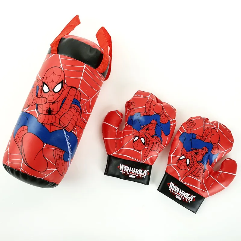 Spiderman Anime Obrázok Boxerské Rukavice, Vrecia Marvel Spider Man Detí Boxerské Rukavice Boxovacie Vrece Hračiek pre Dieťa, Chlapca Darček