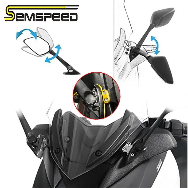 Spätné Zrkadlá Držiteľ Upravený Motocykel Front-Stand-Držiak pre Yamaha xmax 125 xmax 250 xmax 300 xmax 400 2017-2019 2020