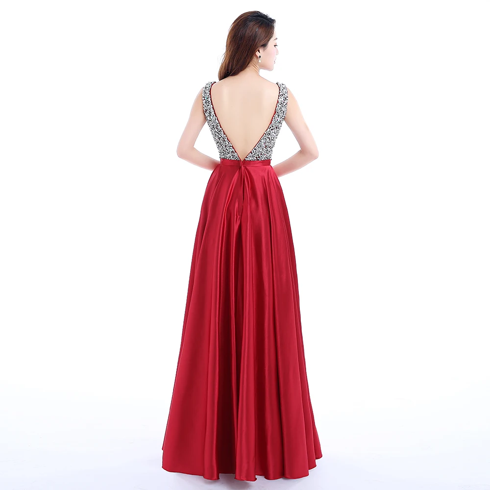 Suosikki Očarujúce tvaru Guľôčky Bodice Otvorené Zadnej čiary Dlhé Večerné Šaty Strany Elegantné Vestido De Festa elegantné Prom Šaty