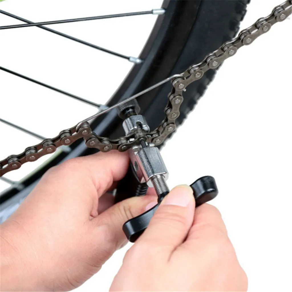 T Typ Nehrdzavejúcej Ocele, Jazda Na Bicykli Koleso Reťaz Breaker A Kontrola Splitter Fréza Repair Tool Bike Príslušenstvo
