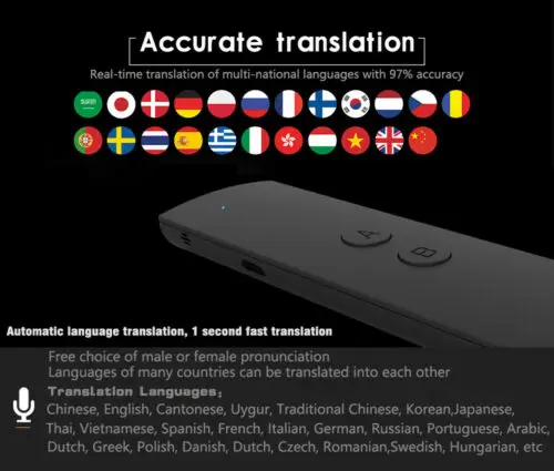 T6 Jednoduché Trans Smart Jazyka Prekladateľ Okamžité Hlas Reči BT 28 Jazykoch+APP Hot Translator