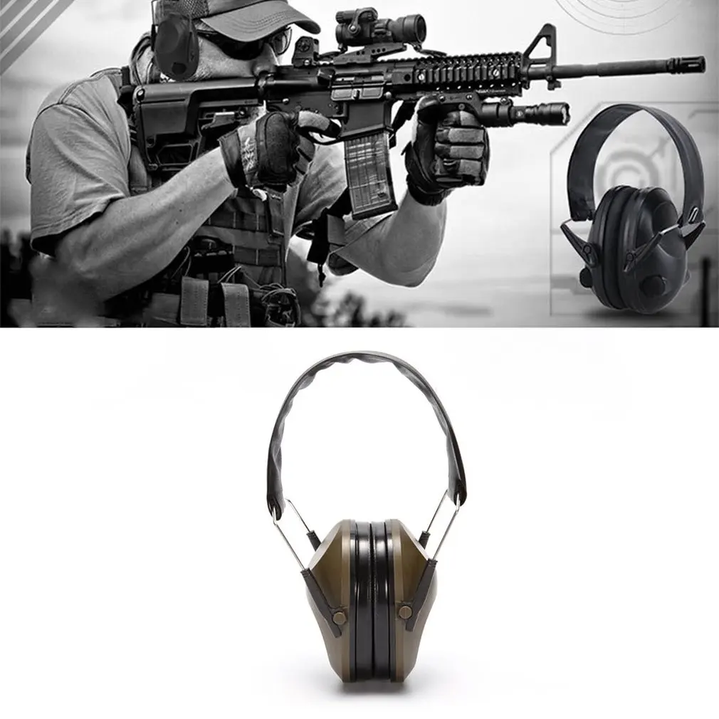 Tactical Force Headset na Zníženie Hluku, Skladacie Lov, Streľbu Slúchadlá Proti hluku Earmuff Chránič Sluchu