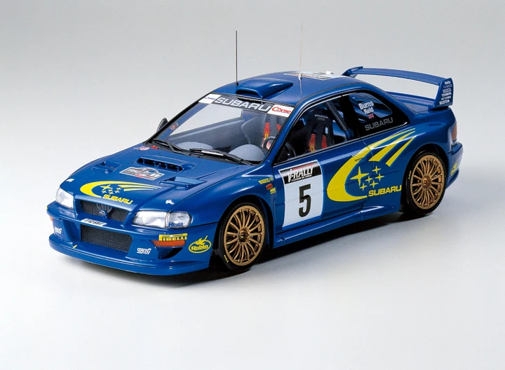 Tamiya Montáž Modelu Auta 1/24 SUBARU IMPREZA WRC 99 Zbierka Plastové Stavebné Súpravy Maľovanie Hračky 24218
