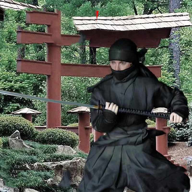 TDA-04 1/6 Rozsahu Japonské Ženská Ninja Oblečenie Set Biela/Čierna Model pre 12 palcov Akcie Obrázok Telo Príslušenstvo