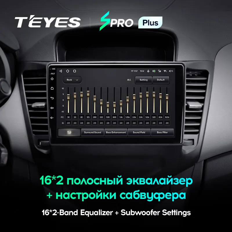 TEYES SPRO Plus Pre Chevrolet Cruze J300 2008 -, Auto Rádio Multimediálny Prehrávač Videa Navigáciu Č 2din 2 din dvd