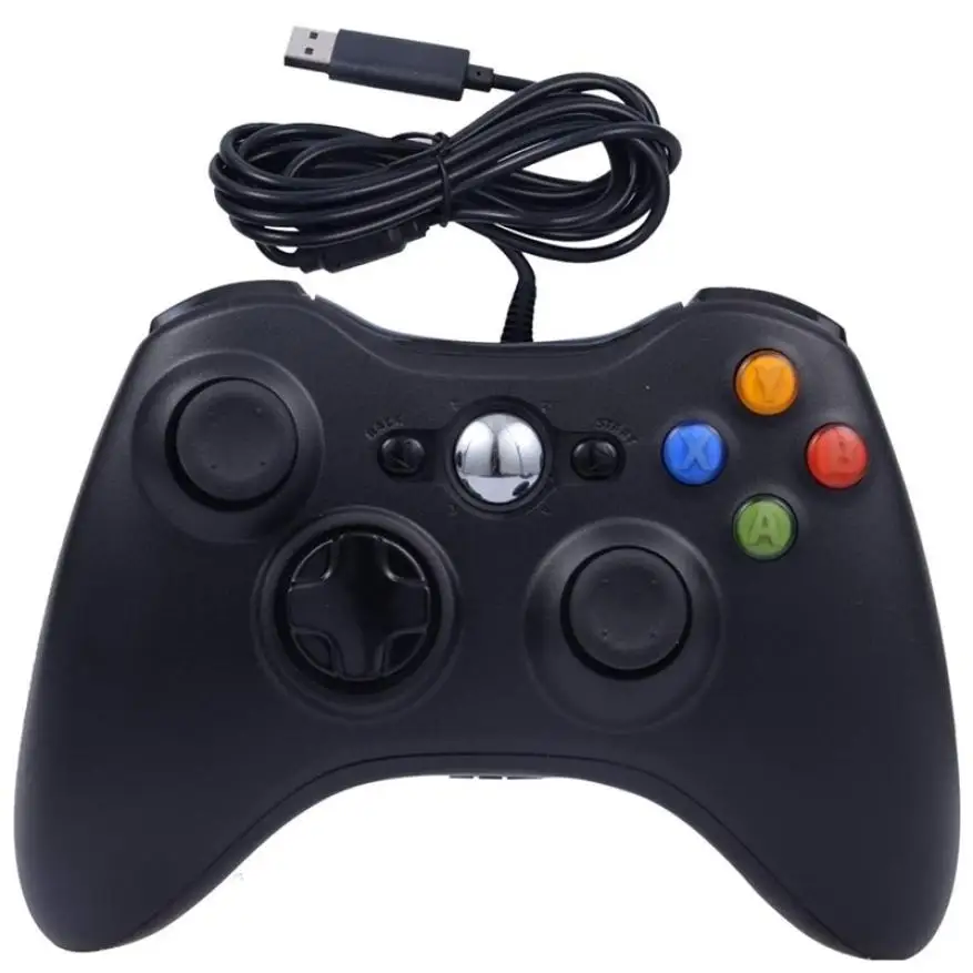 Tlačítkový Ovládač Controle USB Káblové ovládanie Pre Xbox360 Konzoly Na PC Windows 7 8 10 Gamepad Joypad