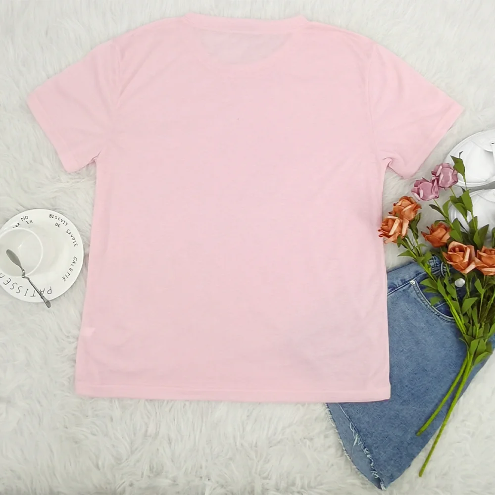 Troch Anjelov S zbrane Biele topy pre ženy lete grafické t košele streetwear ružová nadrozmerné harajuku top funny móde tees 2020