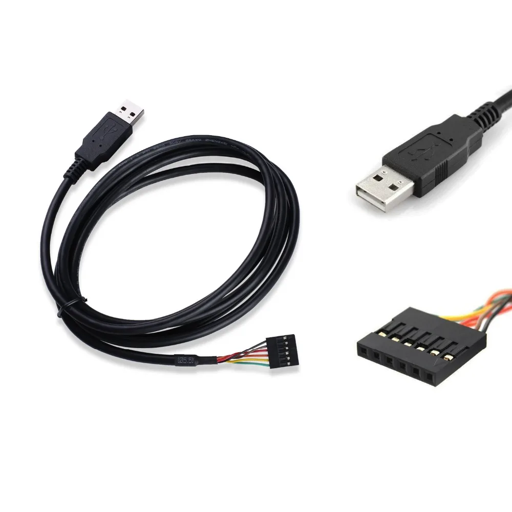 TTL-232R-3V3 USB TTL Sériový Kábel Adaptéra FTDI Chipset FT232 USB na 3,3 v, 5 v TTL UART Sériový RS232 Stiahnuť Kábel