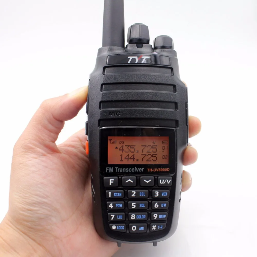 TYT TH-UV8000D Dual Band UV 136-174&400-520MHz Ručný Vysielač s 3600MAH Batérie 10W obojsmerná Rádiová