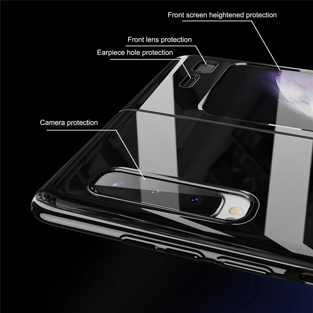 Ultra-slim 360 Plnú Ochranu Skladacia Telefón Ochranný Kryt pre Samsung Galaxy Násobne Telefóny Príslušenstvo Ochrana Telefónu Prípade