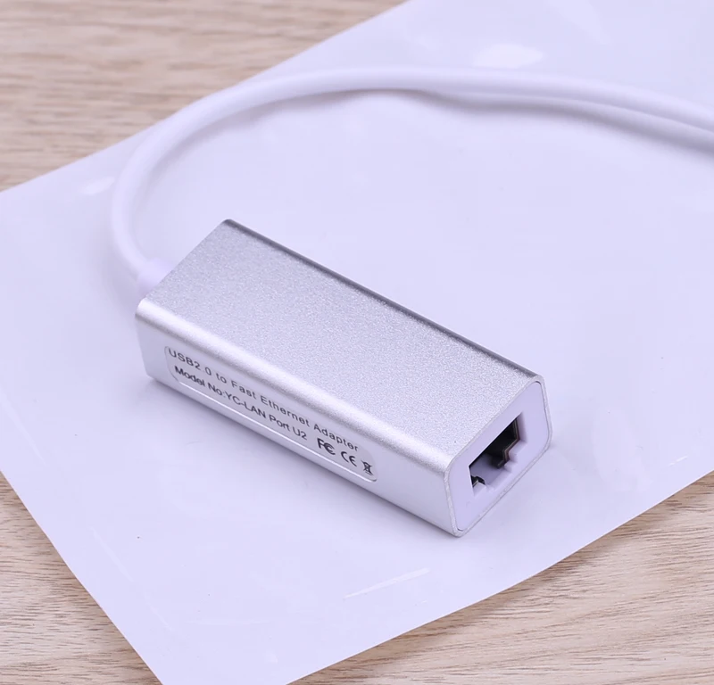 USB 2.0, Ethernet Adaptér USB2.0 do RJ45 Lan Siete Karte Domov Káblové pripojenie Sieťového Kábla Converter pre Mac Macbook Notebook Notebook pc