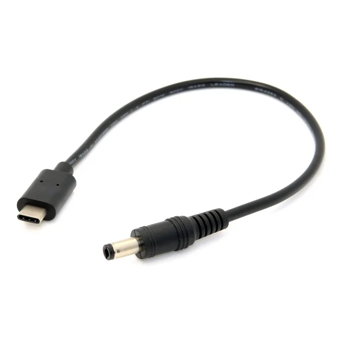 USB 3.1 Typu C, USB-C DC 5.5 2,5 mm Napájací kábel Predlžovací Poplatok krátky Kábel pre Nový Macbook 20 cm