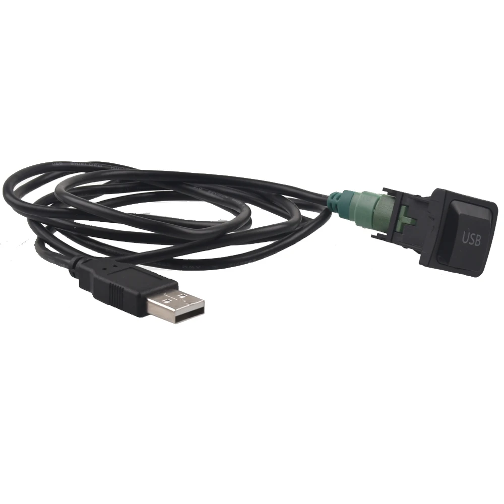 USB Audio Kábel, Adaptér, CD Prehrávač, Rádio Drôt, Kábel pre VW Golf, Passat, POLO GLAXAY Tiguan pre Audi Skoda