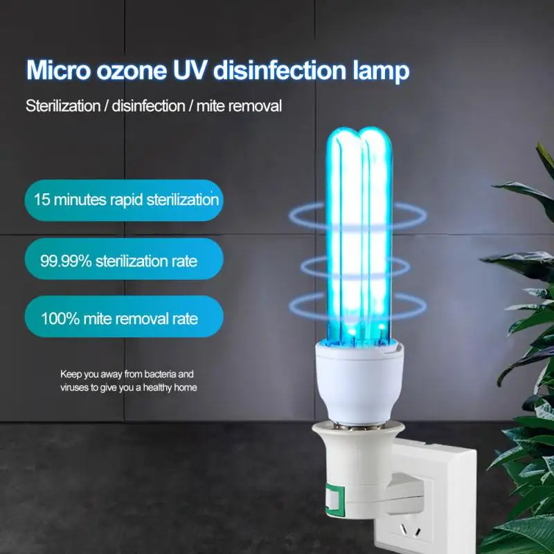 Uv Dezinfekcia Žiarovka E27 LED Micro Ozónu Žiarovka 26W Odbornej Bez Znečistenia Quartz UV Žiarovka