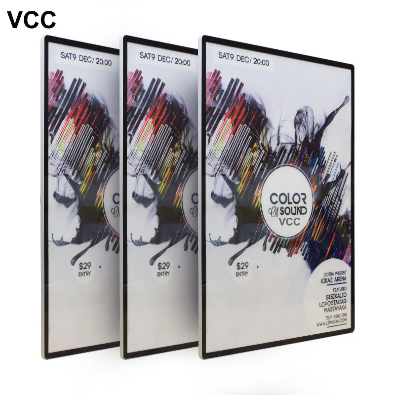 VCC Magnetické Plagát Rám Gold Black Strieborné, Rám Obrazu, Fotografie A4 A3 Kovový fotorámik Minimalistický Certifikát Rám
