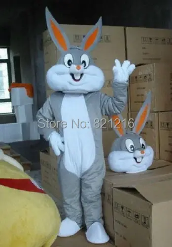 Veľkonočný Zajačik Maskot Kostým Cartoon oblečenie výkon nosenie bugs bunny Cartoon Kostým na Halloween party podujatia