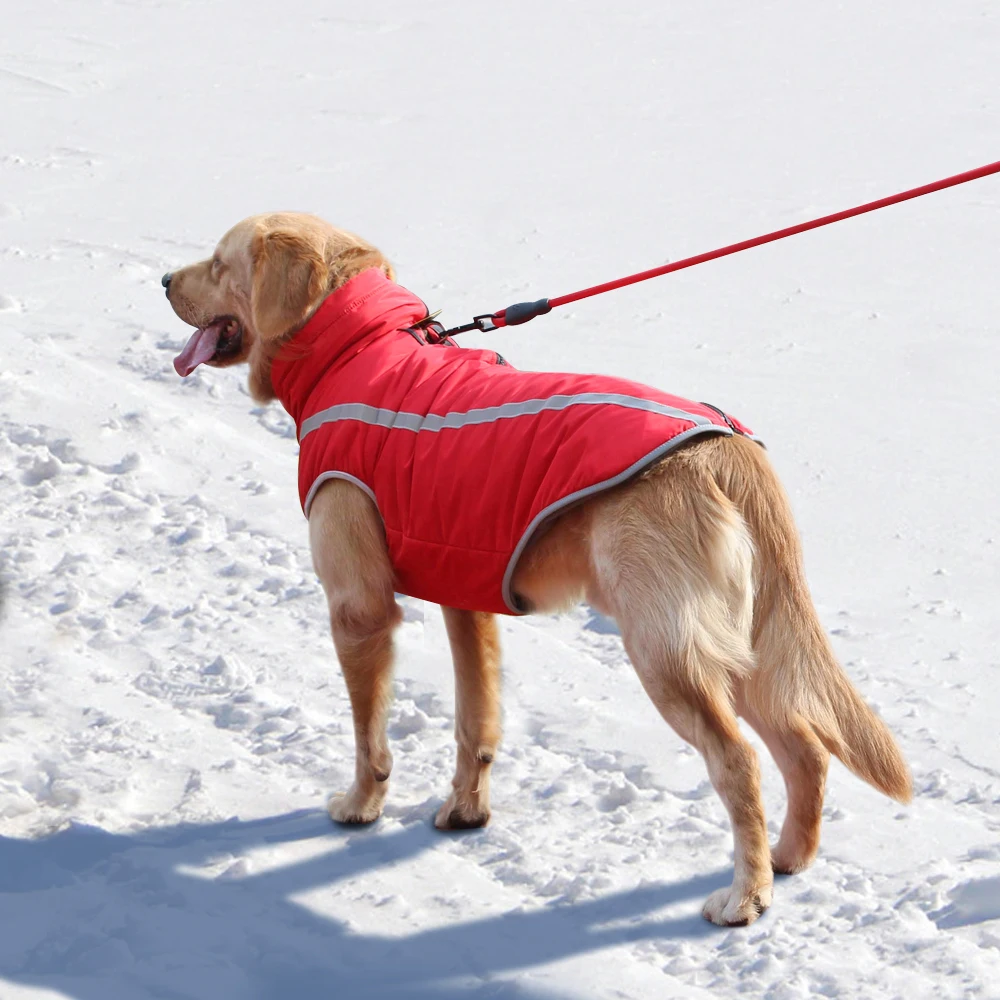 Veľké Psie Oblečenie, Nepremokavé, Zimné Pet Big Dog Srsť Bunda Psov Vesta Oblečenie Pre Stredne Veľké Psy Zlatý Labrador Retriever