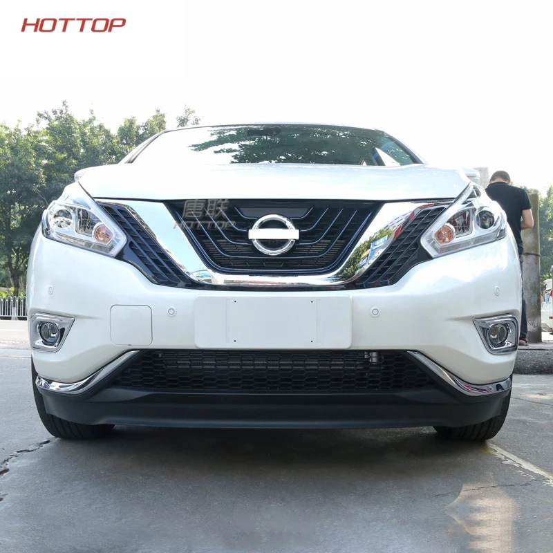 Vhodné Na Nissan Murano 2016 2017 2018 Auto Tela, Hlavy, Predné /Zadné Hmlové Svetlo na Čítanie Rám Stick Styling ABS Chrome