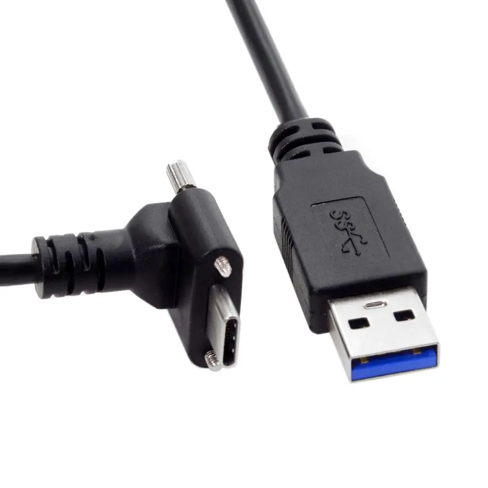 Vhodné pre Oculus Odkaz VR USB 3.1 Typ-C Dual Skrutku Zamykanie na Štandardné USB3.0 Dátový Kábel 1m 3m 5m