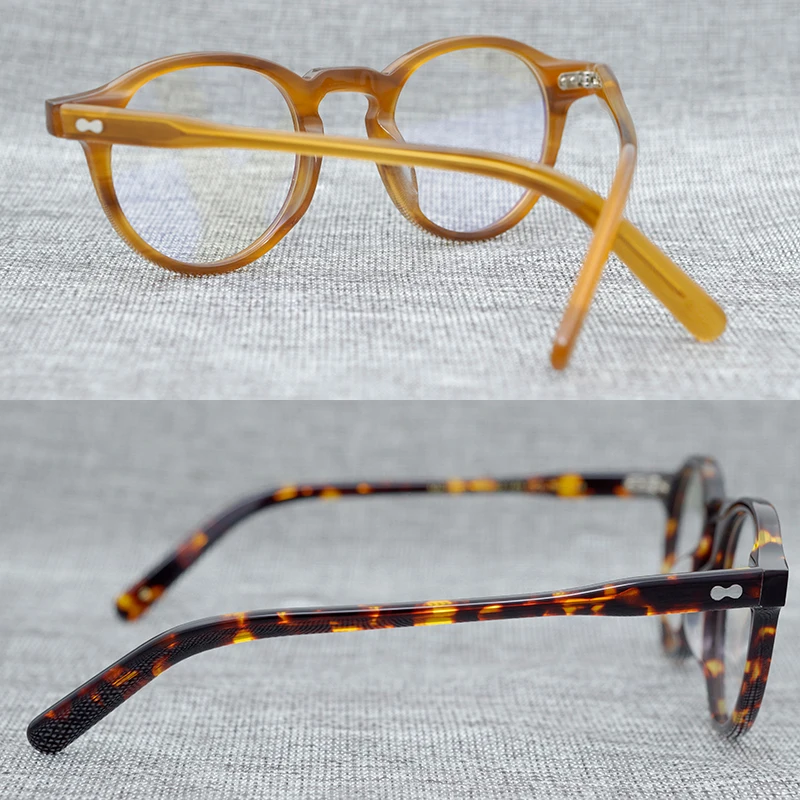 Vintage Optické Sklá Acetát Okuliare okuliare na Čítanie Žien a Mužov Korytnačka Okuliare MILTZEN Krištáľovo čisté kolo rám
