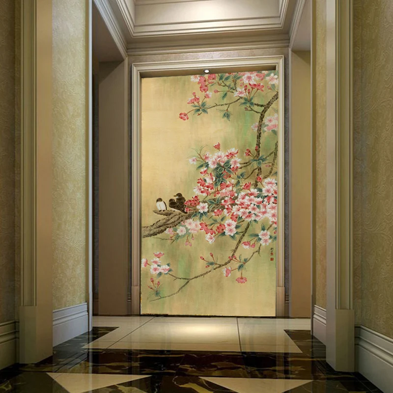 Vlastné foto tapety 3D vlastný vchod, chodba Čínsky tapety nástenná maľba