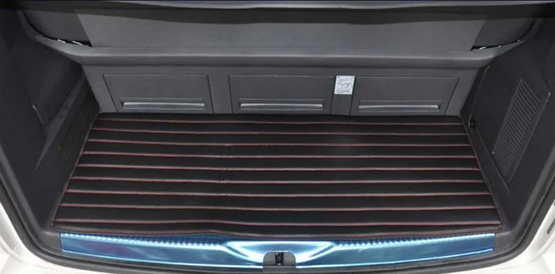 Vlastné špeciálne auto podlahové rohože + kufor mat pre Volkswagen Multivan T6 7 miest 2020 nepremokavé auto koberce pre Multivan 2019-2016
