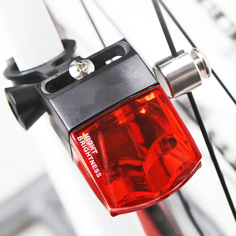 Vodotesné svetlo na bicykel Bez Batérie magnetické Self-powered Bicykel Zadné Svetlo Bez Poplatku Jednoduchá Inštalácia Noc Požičovňa LED zadné svetlo