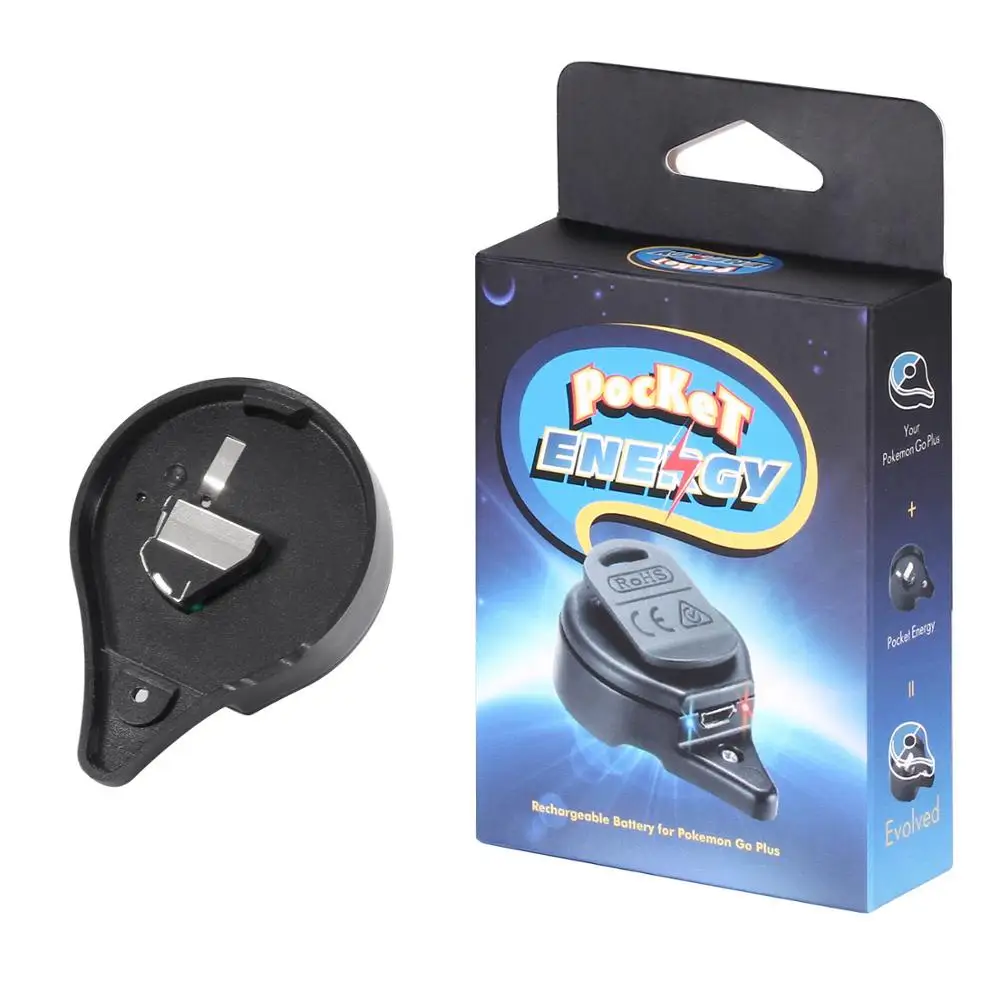 Vrecko Energie Nabíjateľnú Batériu, Nabíjačku pre PokemonGo Plus Náramok Náramok Micro USB Nabíjanie Nabíjací Adaptér