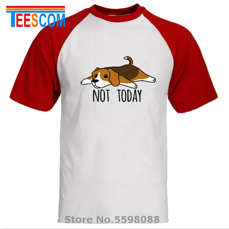 Vtipné Nie Dnes Beagle T-shirts Mužov Najnovšie Módne Beagle Triky T Shirt Camisetas Komické Dabbing Beagle Psa Krátke Rukávy Tričko