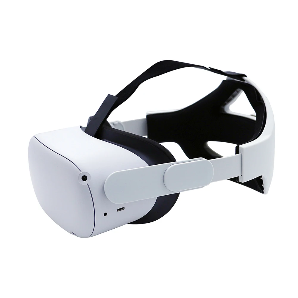 Vysoko kvalitné Nastaviteľný hlavový most pre Oculus Quest 2 Hlavou Popruh s Penou Hlavu Vankúš Pad VR Headset Príslušenstvo