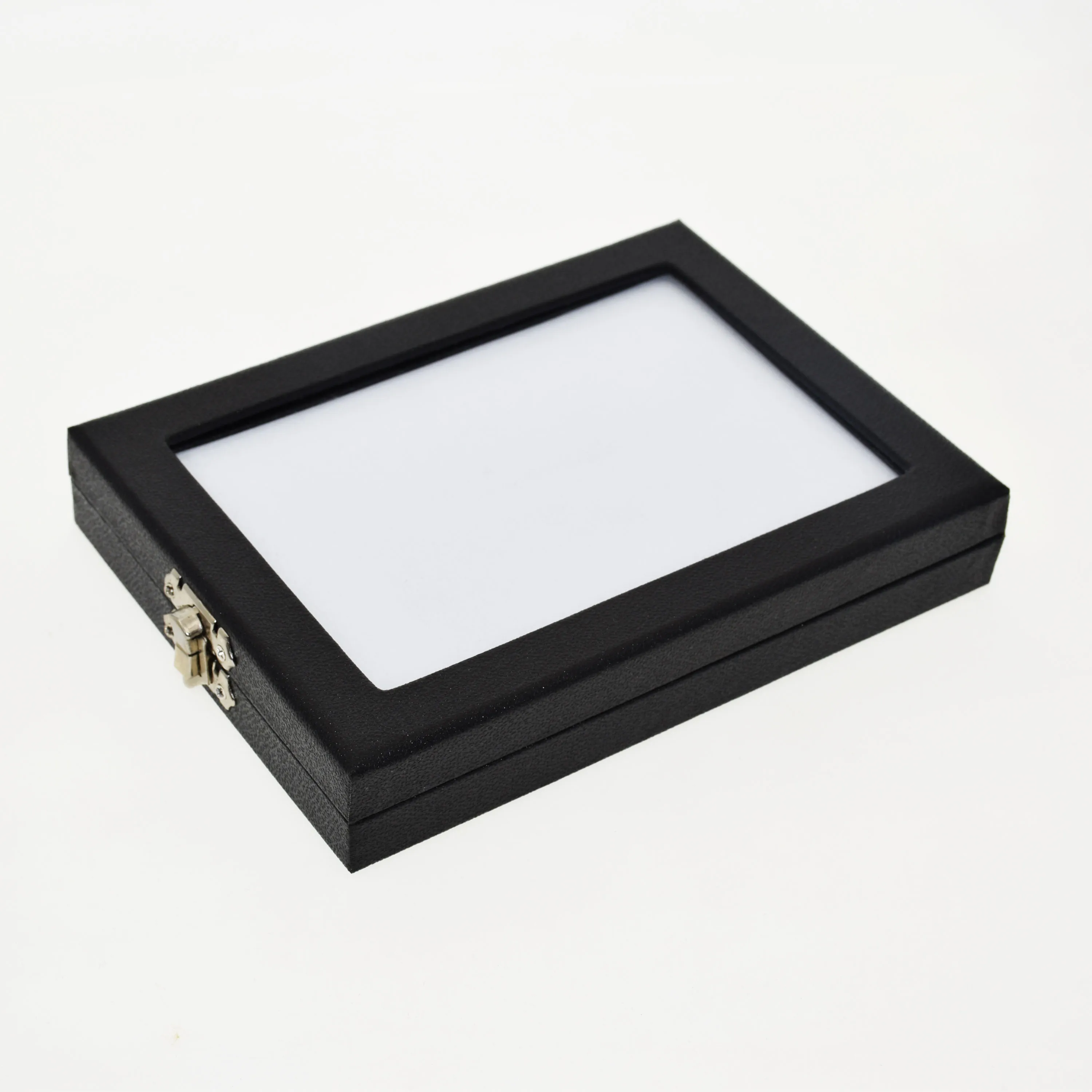 Vysoká Kvalita Drahokam Display Box Koženkové Diamond Úložný Box Gem Displej Organizátor Kameň Prípade Šperky Držiteľ Vitrína