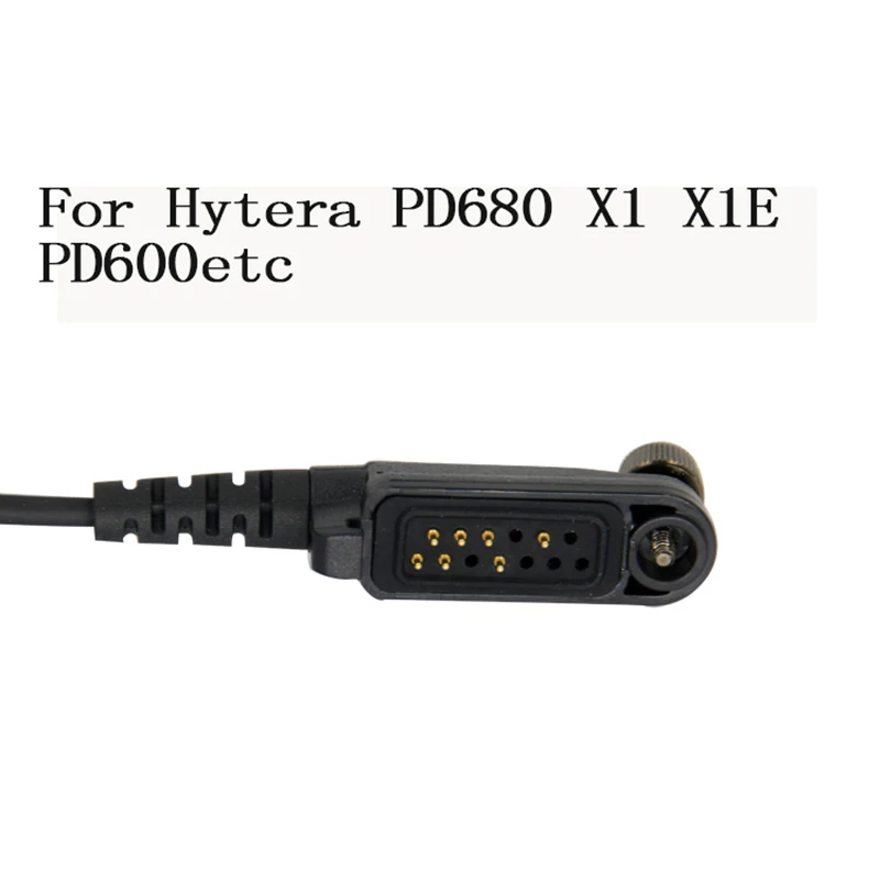 Walkie Talkie Earhook Mic Slúchadlo Headset pre HYT Hytera PD600 PD602 PD605 PD662 PD665 PD680 PD682 PD685 X1P X1E obojsmerná Rádiová