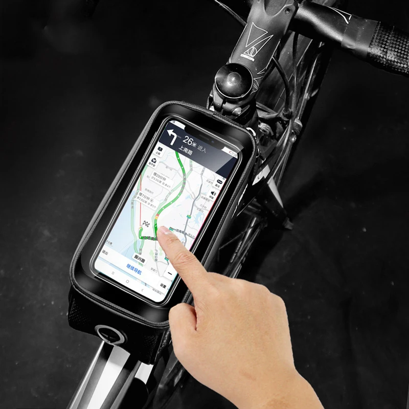 WILD MAN Nové Kolo Taška Rainproof Rám Prednej Hornej rámovej Trubky Cyklistická Taška Reflexné 6.6 v Telefóne Prípade dotyková obrazovka Taška MTB Bike Accessorie