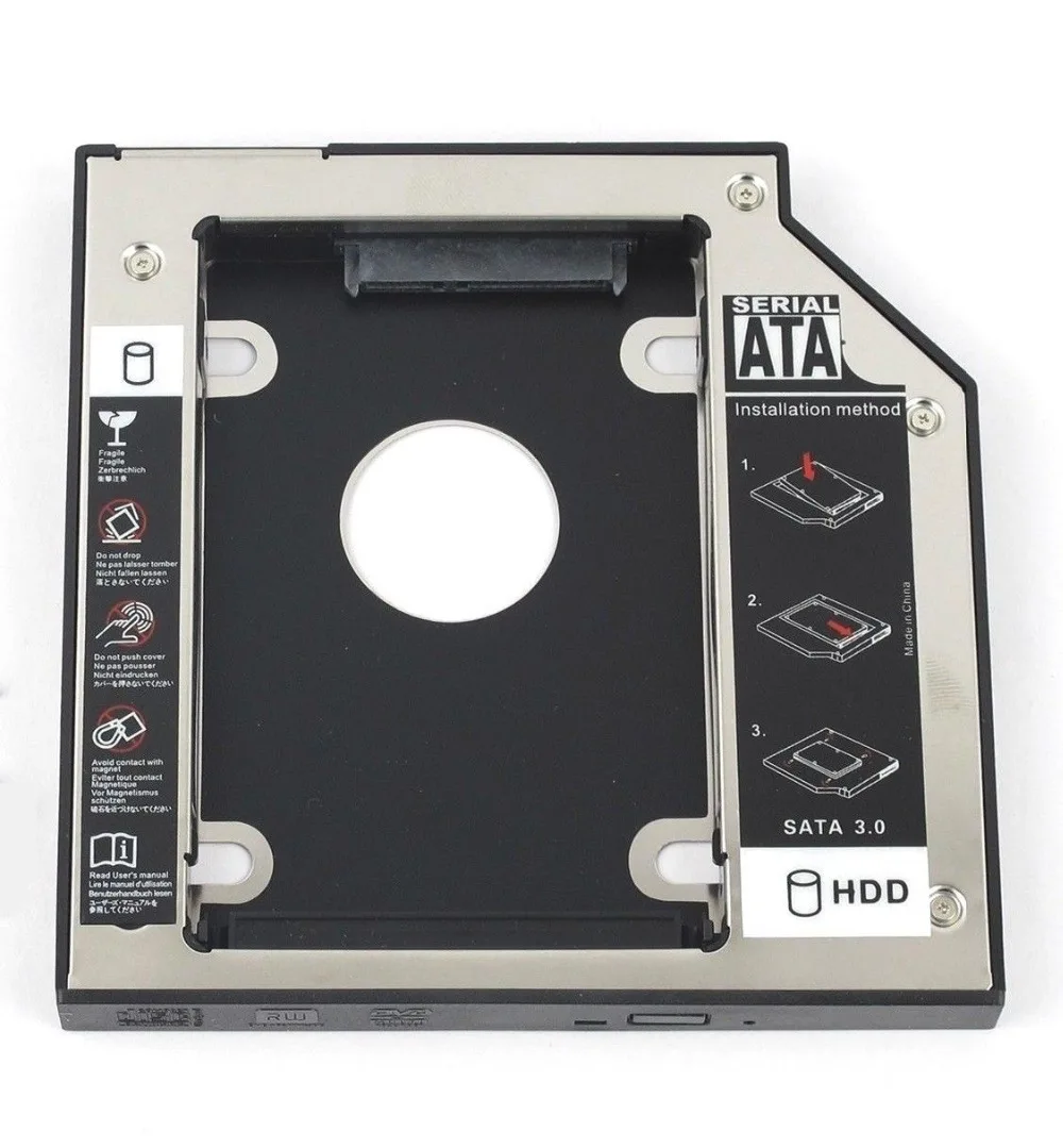 WZSM 12.7 mm, SATA 2. HDD SSD Pevný Disk Caddy pre ASUS N55 N55S N55SF N53TA N53TK N53XI